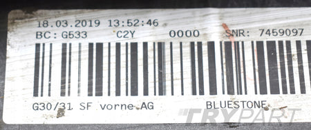 BMW G30 G31 FRONT BUMPER ORIGINAL