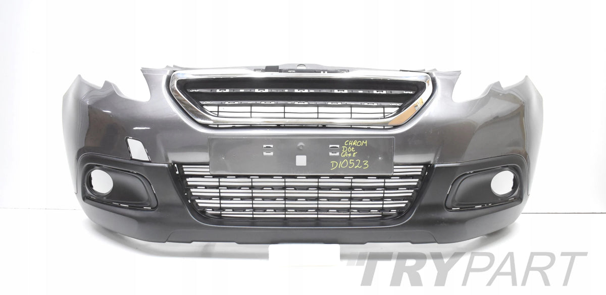PEUGEOT 2008 I FRONT BUMPER ORIGINAL + BOTTOM + GRILLE
