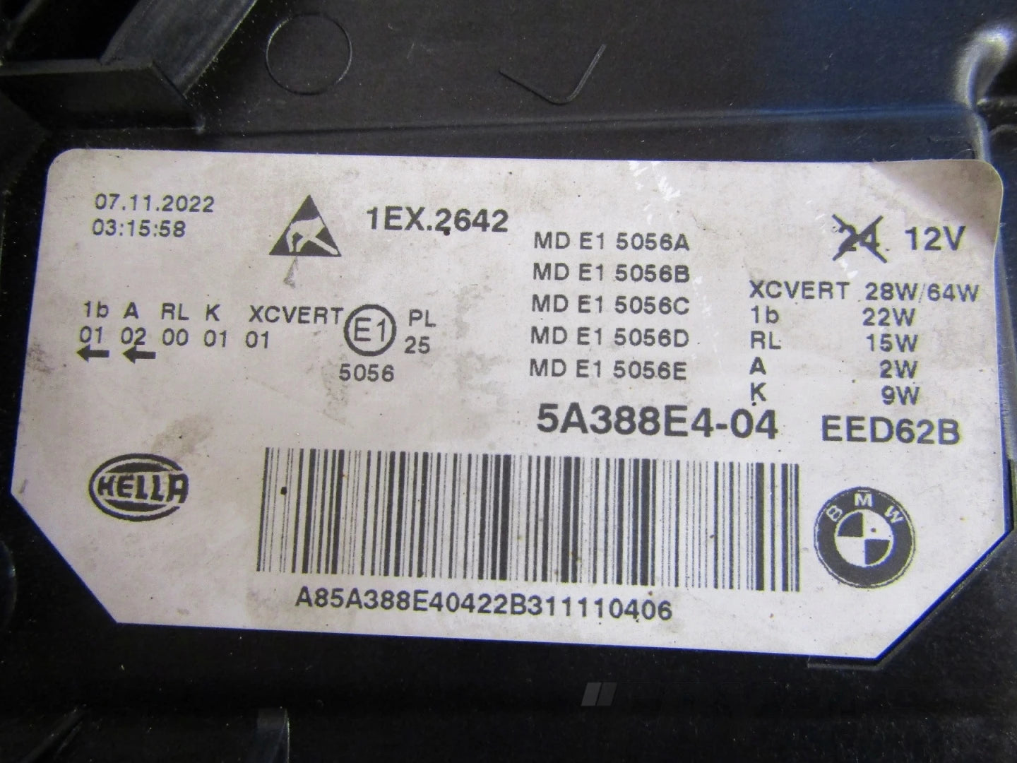 BMW 5 G30 G31 LIFT FULL LED SHADOW LINE Headlight 20-24 RH RIGHT 5A388E4