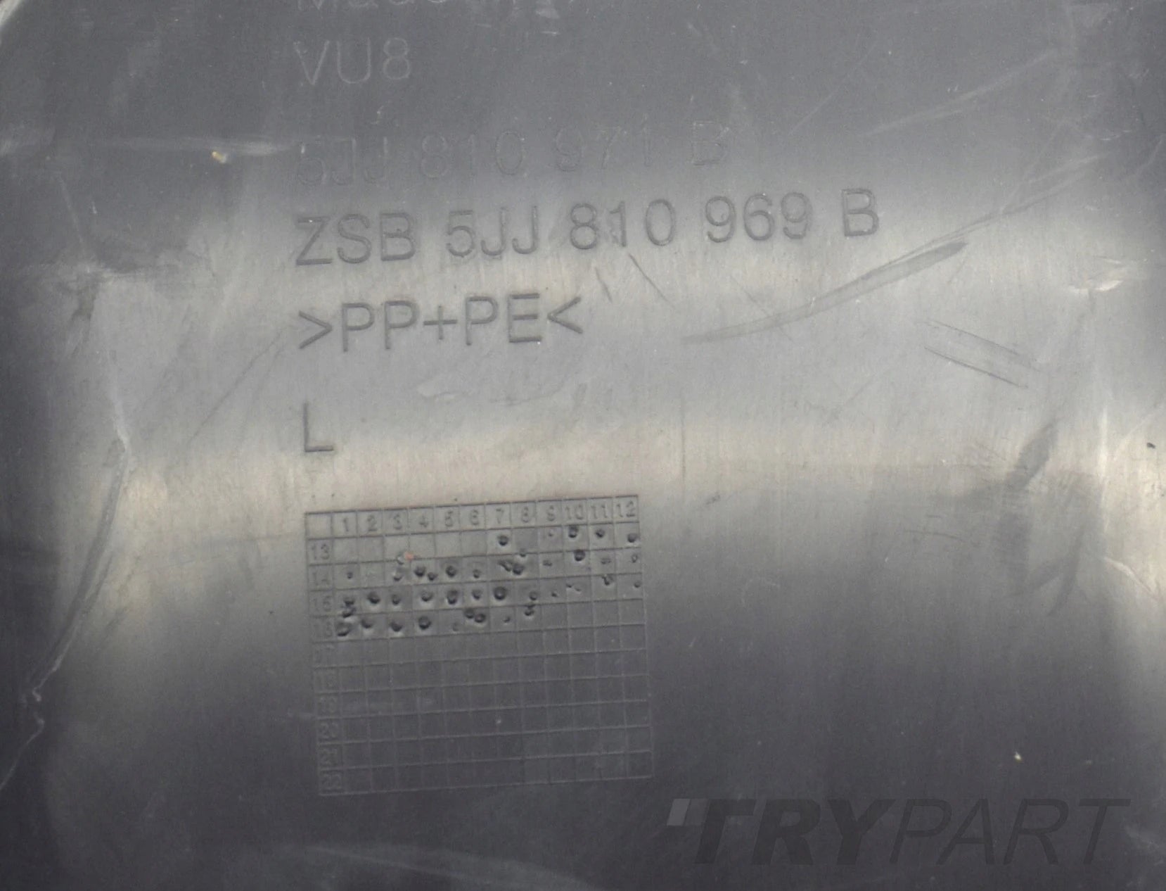 SKODA RAPID 5JJ REAR LEFT FENDER ORG