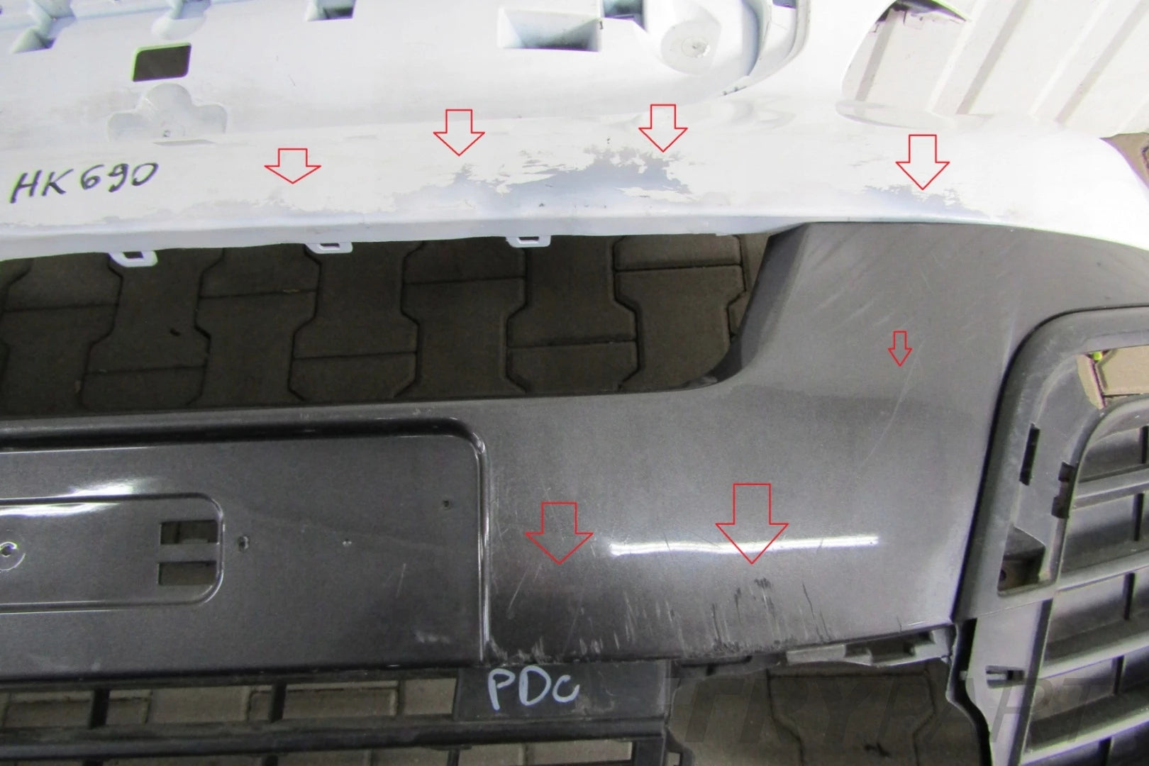 Front Bumper Peugeot Expert 3 III 16-