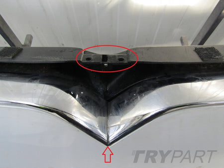 Front Bumper Tesla S Lift 16- (Plate + Frame)