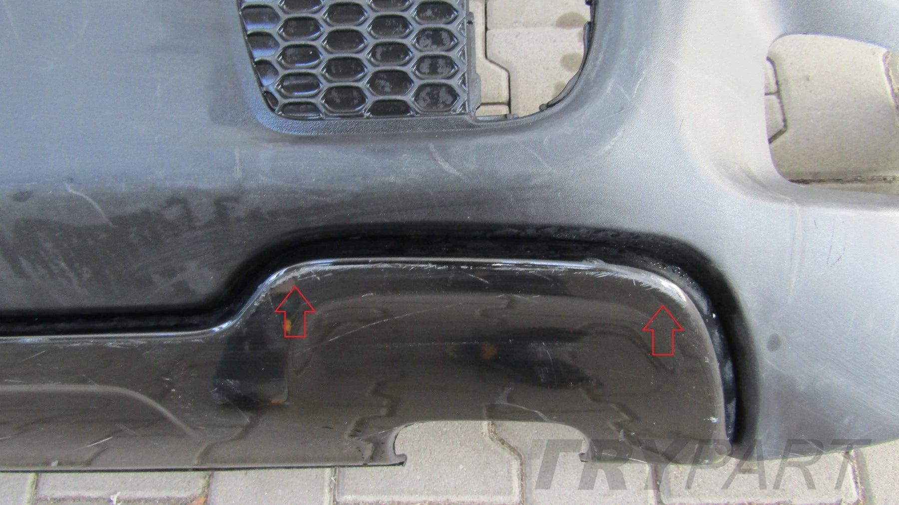 Rear bumper for Jeep Renegade 14-18 (4xPDC+inst.)