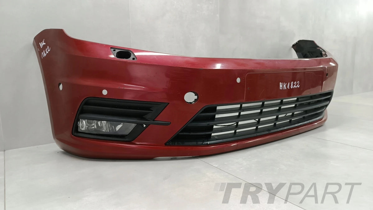 Front Bumper for VW Caddy 2K5 III 2nd Facelift 15-20 / + Fog Lights + Wiring
