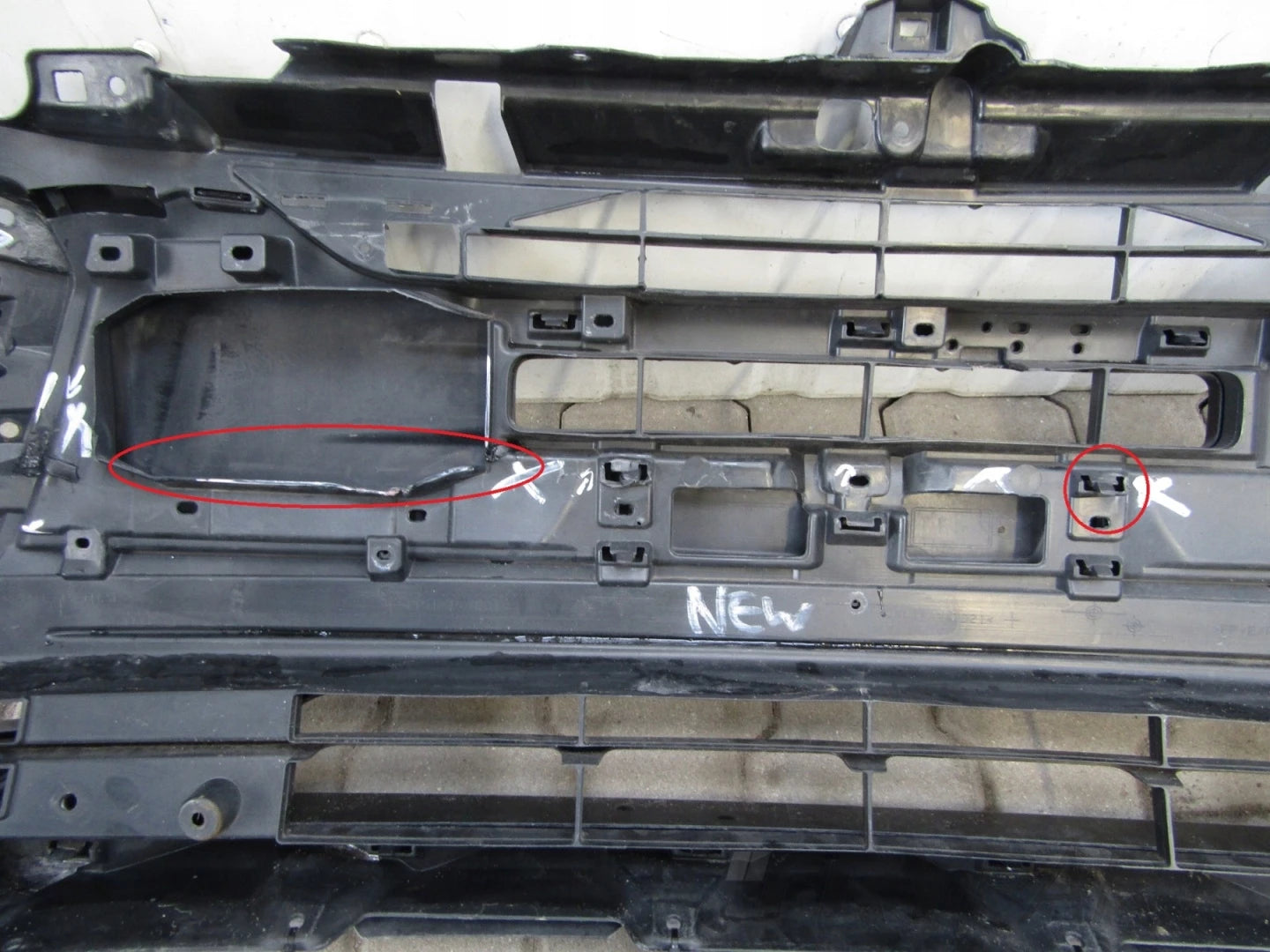 Front Bumper for Mitsubishi Outlander 3 Hybrid Lift