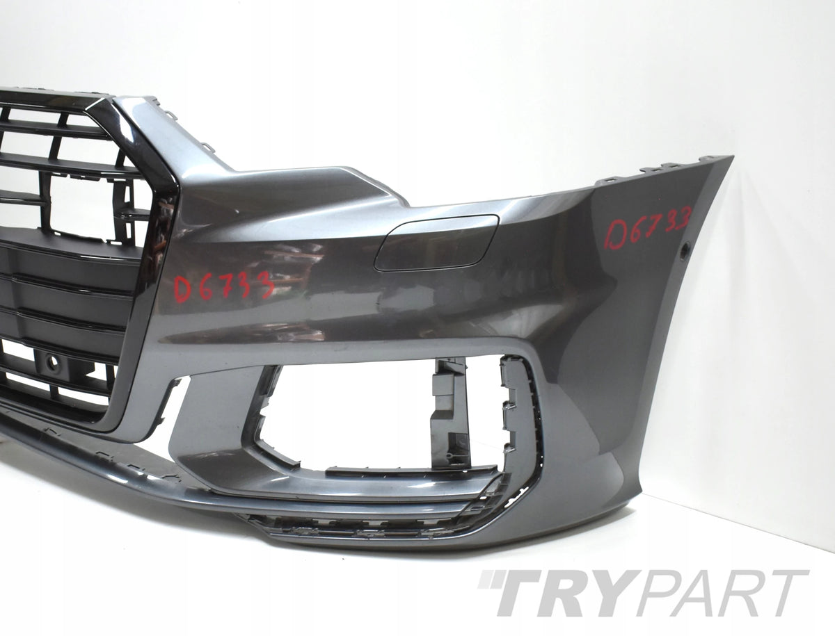 AUDI A6 C8 4K S LINE FRONT BUMPER + GRILLE