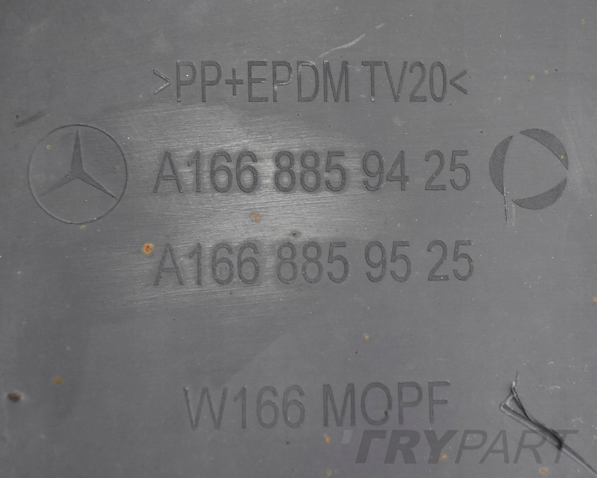 MERCEDES GL W166 CHROME BUMPER DIFFUSER SPOILER