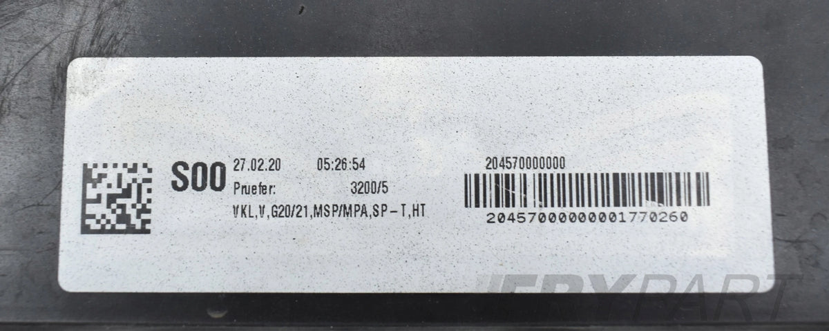 BMW G20 G21 M PACKAGE FRONT BUMPER ORG
