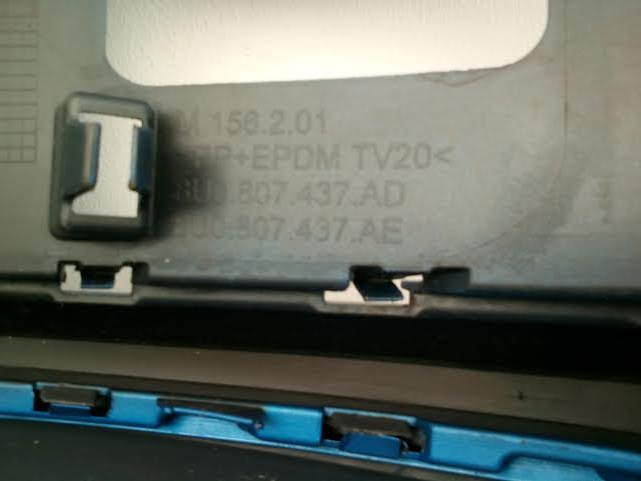 AUDI Q3 (8U) 2015  Front Bumper Genuine Used OEM: 8U0807437AD