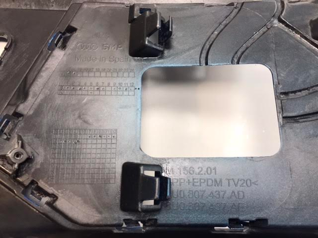 AUDI Q3 (8U) 2015  Front Bumper Genuine Used OEM: 8U0807437AD