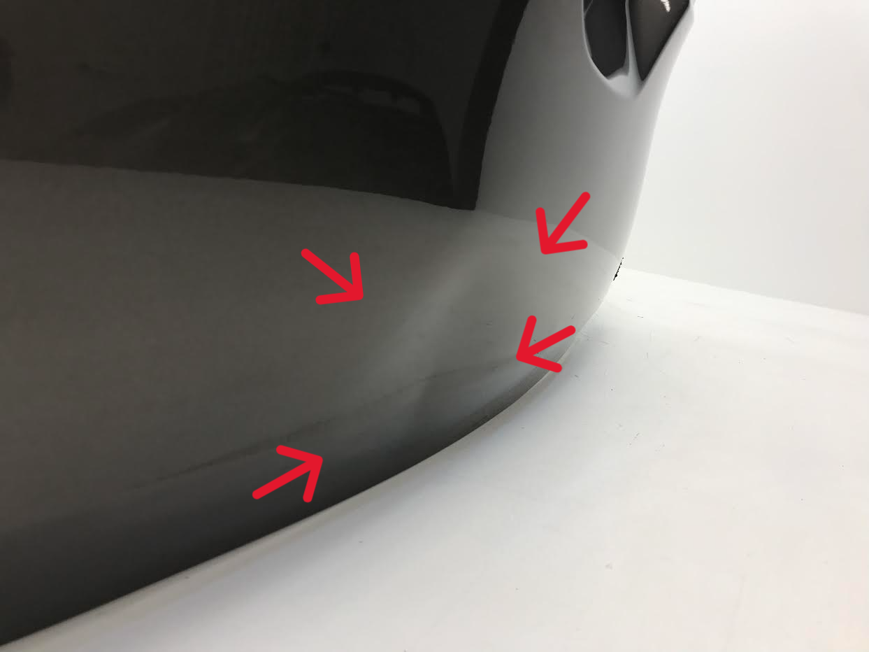TOYOTA Auris II Hatchback 2012-2015 Bootlid Rear Boot 6700502280 ( with defect )